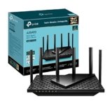 TP-Link Archer AX72 Pro Router AX5400Mbps Wi-Fi 6, 2.5G Porta WAN/LAN, Larghezza di Banda 160MHz, USB 3.0, Streaming 8K, Ampia Copertura, Client e Server VPN, TP-Link HomeShield, MU-MIMO, OFDMA