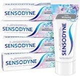 Sensodyne Gentle Whitening Dentifricio Per Denti Sensibili, Contribuisce A Denti Forti E Gengive Sane, Maxi formato 4×75 ml