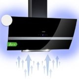 Klarstein Clara Angled Cappa Aspirante 90 cm, Cappa Cucina con Aspirazione Smart, Con Filtro per Cappa in Alluminio, Flusso d’Aria 509m³/h, Illuminazione LED RGB, Cappa Sottopensile Esterno Classe A