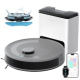 LEFANT M2S Plus Robot Aspirapolvere Lavapavimenti con Mappatura, 240 Minuti, 10000Pa, Navigazione Laser dToF, Evitamento Ostacoli PSD, Controllo APP/Alexa, Pulizia Personalizzata, Grigio