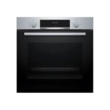 Bosch HBA534BS3F, Forno da incasso, EcoClean: pulizia della parete posteriore senza alcun detergente, Display LED Rosso,Inox, 60 x 60 cm