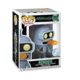Funko POP! TV: Futurama – Bender – Probabilità di 1/6 per la Variante Chase – Si Illumina Al Buio – Figura in Vinile da Collezione – Idea Regalo – Merchandising Ufficiale – TV Fans