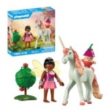 PLAYMOBIL Sky Rose Collectible Unicorn with Fairy Set da gioco con statuine