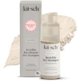 Kitsch Volumizing Rice Protein Dry Shampoo Powder – Dry Shampoo for Women & Men, No White Cast, Absorbs Oil, Non-Greasy, Light-to-medium Hair Colors, Travel Size | Ideal Gifts for Women- Invisible 1oz