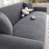 PERS Copridivano da 1/2/3/4/5 Posti, Copridivano Elasticizzati all-Inclusive, Copridivano Lavabili AntiGraffio per Gatti con 1 Federa(Size:3 Seater(190-230cm),Color:A)