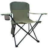 SAILARY Folding Camping Chair, 225lb Capacity, Includes Cup Holder & Side Storage Bag, 5.5lbs Portable for Beach, Camping, Sport,Green