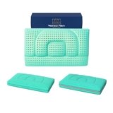 Wellness Pillow Milano Cuscino Medico Cervicale in Aloe Vera, Alto – 14 cm, Due Altezze Disponibili, Made in Italy, Ortopedico Allevia Dolori, Antiacaro, Anallergico, Fresco