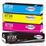 973 973X Cartucce compatibili con HP 973X per HP PageWide Pro 452dn 452dw 452dwt 552dw 477dn 477dw 477dwt 577dw 577z P55250dw, MFP P57750dw (1 nero, 1 ciano, 1 magenta, 1 giallo)