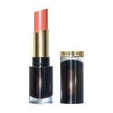 Revlon Super Lustrous Glass Shine Lipstick Dewy Peach, Rossetto Labbra Dal Colore Brillante, Formula Cremosa e Idratante con Acido Ialuronico, Aloe e Quarzo Rosa