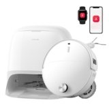 roborock Qrevo Curv 2 Pro Robot Aspirapolvere e Lavapavimenti, 25000 Pa, Zero-Grovigli, Acqua 100°C, Autopulente, Evita Ostacoli, Asciugatura Auto, per Peli di Animali Domestici