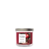 Yankee Candle Small Tumbler Scented Candle with up to 40 Hour Burn Time, Premium Plant Wax Blend for Consistent Burn, 4.3 oz Tumbler Candle with Room Filling Fragrance, Red Apple Wreath