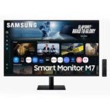 Samsung Smart Monitor M7 (S32FM702), Flat 32”, 3840×2160 (UHD 4K), Smart Hub con AI, Office 365, Gaming Hub, Speaker Integrati, Telecomando, WiFi, HDMI, USB-C