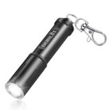 BORUIT RJ11 Torcia LED Potente Professionale 120 Lumen e 50m di Portata, Mini Torcia Bambini con Portachiavi, IP67 Impermeabile lampada Emergenza Portatile per Campeggio Escursionismo Caccia