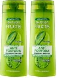 Garnier Fructis Shampoo Lenitivo, Per Capelli Normali, Azione Antiforfora, Con Tè Verde e Piroctone Olamina, 250 ml (Confezione da 2)