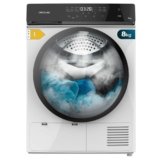 Cecotec Asciugatrice a Pompa di Calore 8 kg Bolero DressCode Dry 8400, Classe A++. 15 Programmi, basso Consumo, Full Touch, Asciugatura automatica, facile Stiro, Stop&Go, Delay Start, Bianca