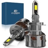 D-Lumina Lampadina H7 LED Canbus 170W 39000LM 6500K Luci Bianca 600%, Plug and Play Dimensione 1:1, Kit di Conversione per Fari Alogeni Auto, 2 pezzi