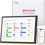 BIGASUO 10.1″ Digital Calendar, Smart Touchscreen Interactive Display, Electronic Organizer for Monthly, Weekly & Daily Agenda, Chore Chart, Meal Planner, To Do List, Family Schedules, Picture Frame