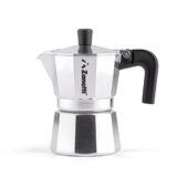 Zanetti, Mama Caffettiera Moka in Alluminio, Macchinetta Caffè, Moka Espresso con Sistema Anti Goccia, Guarnizione in Silicone, Manico Ergonomico