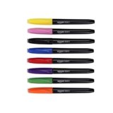 Amazon Basics Vibrant Fabric Markers, Assorted Colors, 8-Pack
