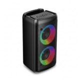Altoparlante Bluetooth BSL-S21 con illuminazione sugli altoparlanti | 2 altoparlanti da 4 pollici | 20 W | Microfono in omaggio | Batteria da 2400 mAh | Lettore MP3 tramite USB | Ricarica USB-C