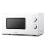 COMFEE’ Forno a Microonde Bianco, 20 Litri, 700 W, 5 Livelli di Potenza, Funzione di Scongelamento Rapido, Timer Manuale, Design Compatto-CM-M202CC(WH)