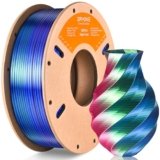ERYONE PLA Silk Shiny 3D Printer Filament 1.75mm, Triple Silk PLA Filament, Coextrusion Silk PLA Filament,+/- 0.03mm, 250g/Spool, Red Blue Green