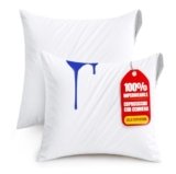 Utopia Bedding Copricuscini Impermeabili 60×60 cm (Set di 2) con Cerniera, Federe Cuscini Letto Certificato Oeko-TEX