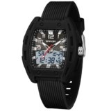 Donna Orologio per Donna Adolescenti Orologi Rettangolari Unici Orologio Sportivo Digitale Orologi con Sveglia,Cronometro,Impermeabili,Segnale Orario,Formato 12/24H,Luce LED, Multifunzione (Nero)