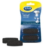 Dr. Scholl’s Velvet Smooth Ricariche Testine Extra Esfolianti con Cristalli di Diamante, 2 Pezzi – Per Rullo Elettrico Pedicure, Lima Piedi e Talloni, Pedicure Elettrico, Rimuovi Calli Piedi