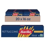 Barilla Fettuccine Pasta, 16 oz. Box (Pack of 20) – Non-GMO, Made with Durum Wheat Semolina – Kosher Certified