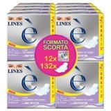 LINES È GIORNO con ali, Pacco scorta da 132 assorbenti per ciclo mestruale, l’unico con struttura in Lactifless, il più assorbente e flessibile della gamma Lines, con Odor Protection