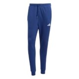 adidas Homme Essential Three Stripes French Terry Pant, Dark Blue/White, S