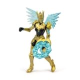 GORMITI THE NEW ERA – Gormita Del Clan Dell’Aria Windel Skye, Action Figure 15 Cm Articolato, Eroe Con Armatura Oro Nera E Accessorio Chakra Energetico, Per Bambini A Partire Dai 3 Anni