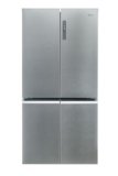 Haier, Cube 90 Serie 5, HCR5919ENMM, Frigorifero libera installazione, 4 porte, 643 Litri, 39 dB, Total No Frost, MyZone, Silver, AxLxP 190,5×90,8×74,8 cm [Classe di efficienza energetica E]