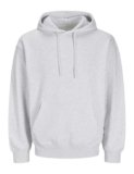 Jack&Jones Jjecharge – Felpa con Cappuccio Noos, Melange Bianco, L