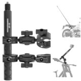 NEEWER BASICS Kit Accessori Supporto per Moto Bici, Selfie Stick Invisibile Morsetto da Manubrio Bicicletta Compatibile con Insta360 DJI OSMO 360 Pocket 3 Action Camera per Riprese Video POV, GP-32