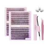 catlinez 280 PCS Kit Estensione Ciglia,30D 40D Ciglia Finte Soffici e Squisite,Mix 9-16 mm, Kit Extension Ciglia, Utilizzato per Espandere le Ciglia, ciglia finte Cluster