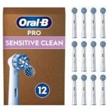 Oral-B Testine Di Ricambio per Spazzolino Elettrico Oral B Pro Sensitive Clean, 12 Testine, Confezione Adatta Alla Buca Delle Lettere