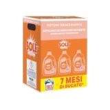 Sole Detersivo Lavatrice Potere Smacchiante 183 Lavaggi, Formula igienizzante, Detersivo Lavatrice Liquido Potere Smacchiante, rimuove le macchie a basse temperature