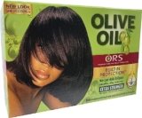 ORS Olive Oil Built-In Protection Full Application No-Lye Hair Relaxer – Extra Strength Kit (Pack of 1)