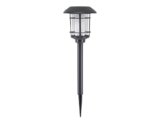 BEPER P207ILO100 Lampada solare con effetto fiamma, picchetto per fissare al terreno, protezione all’acqua IP44, h 43cm