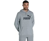 Puma PUMHB|#Puma Ess Big Logo Hoodie TR, Felpa Uomo, Medium Gray Heather, M