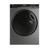 Haier I-Pro Serie 3, Lavasciuga 8+5 KG, Libera Installazione, Classe A, 1400 giri, Vapore, Sensori di Peso, Partenza Programmabile, AxLxP 85x60x62 cm, Antracite- HWD80-B14939S8-S