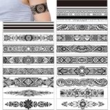 18 fogli braccialetto temporaneo tatuaggio Maori tatuaggio tribale, 18-1