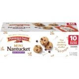 Pepperidge Farm Nantucket Mini Dark Chocolate Chip Holiday Cookies, 10 Single-Serve Packs