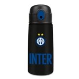 Seven Borraccia termica INTER per ragazzi, 460 ml, Acciaio inox interno/esterno, bpa free, Mantenimento temperatura: caldo 12h/freddo 24h, Prodotto ufficiale, Idea regalo