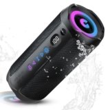 Cassa Bluetooth Portatile 30W, Potente Altoparlante Bluetooth, Doppio Basso Driver, 30 Ore di Autonomia, TWS Accoppiamento, RGB, IPX7 Impermeabile, AUX, TF,USB,Ideale Attività All’aperto/Feste/Viaggi