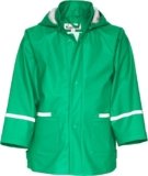 Playshoes Giacca da pioggia, Abbigliamento antipioggia antivento e impermeabile Unisex – Bambini e ragazzi, verde, 104