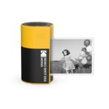 KODAK Memo Shot ERA Kids Instant Digital Camera and Photo Label Printer (Yellow, Camera + 1 Roll)