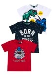 Chicco, T-Shirt Bambino, Set di 3 Magliette a Manica Corta, in 100% Cotone, Ideali per la Primavera e L’Estate, Abbigliamento Bambini e Ragazzi